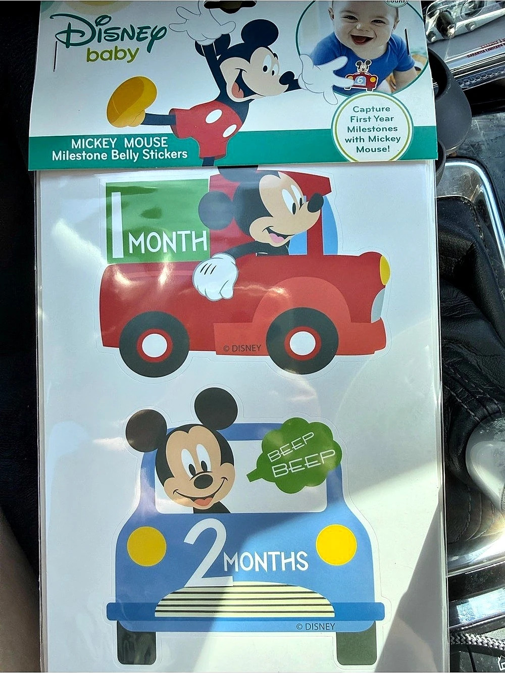 Disney Mickey Mouse Milestone Belly Stickers